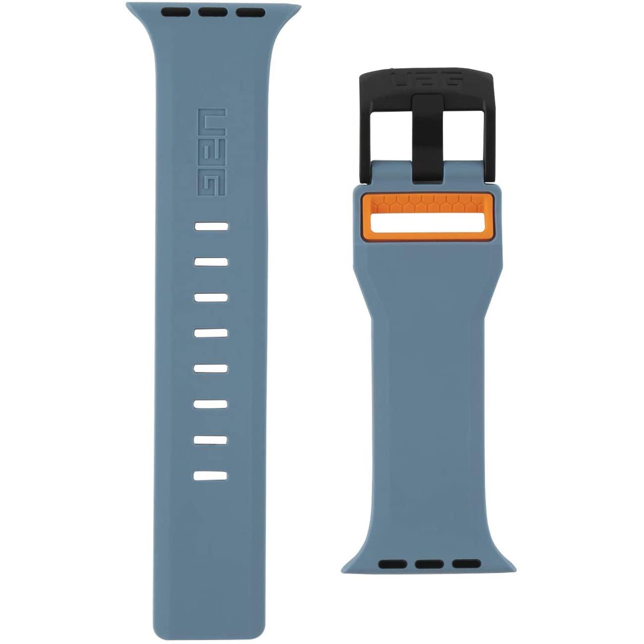 Ремешок для часов Armorstandart Civilian Silicone Watch Strap для Apple Watch 38/40/41 мм Slate/Orange (ARM58393) - фото 3