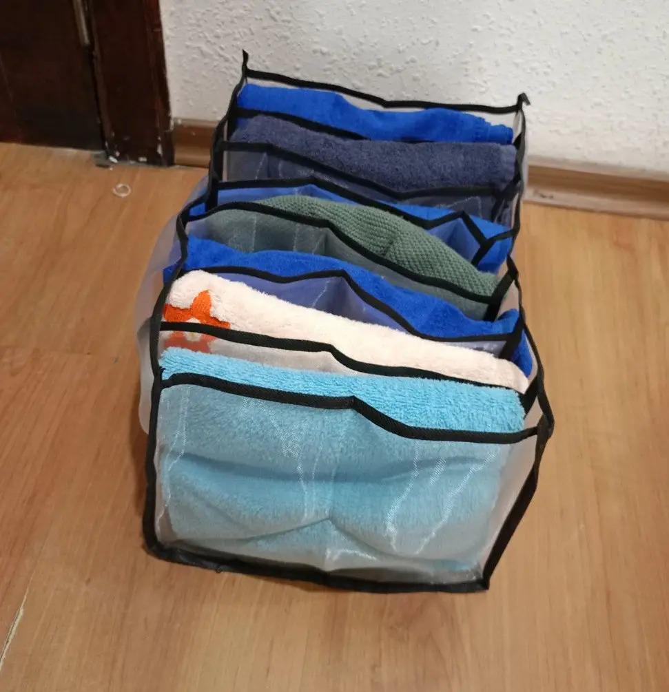 Органайзер для нижнего белья сетчатый 7 ячеек 36х24,5х19,5 см Белый/Черный (ОДШ-308-32) - фото 3 Органайзер для нижнего белья сетчатый 7 ячеек 36х24,5х19,5 см Белый/Черный (ОДШ-308-32) - фото 3