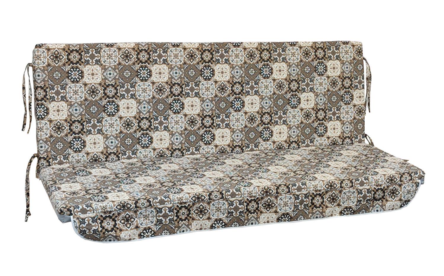 Чехол матраса для садовых качелей eGarden KIRA GRIS 180x110x6 см (5642)