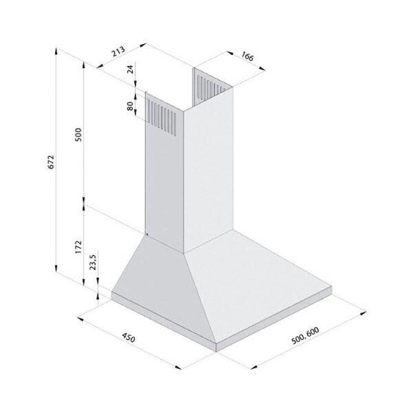 Витяжка Base 60 White - фото 3