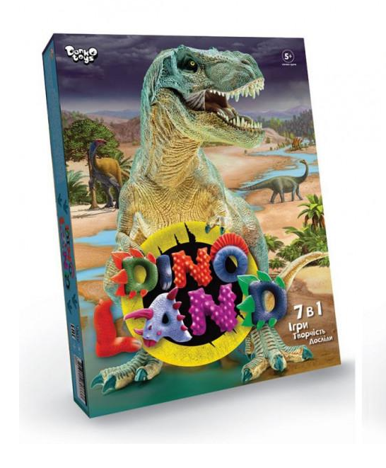 Набір креативної творчості Danko Toys Dino Land DL-01-01U 7 в 1 (RLT15921) Набір креативної творчості Danko Toys Dino Land DL-01-01U 7 в 1 (RLT15921)