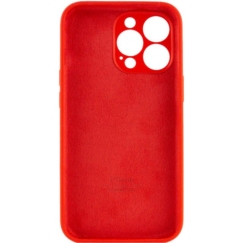 Противоударный чехол Silicone Case Full Camera Protective AA для Apple iPhone 13 Pro Max 6.7" Красный/Red - фото 2