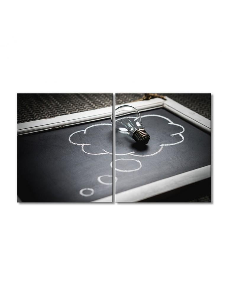 Картина модульная Снижение творческих способностей 2 модуля 30х45 см