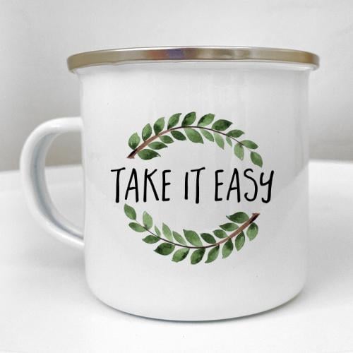 Кружка металлическая Camper "Take it easy" 250 мл (KRM_23S026)