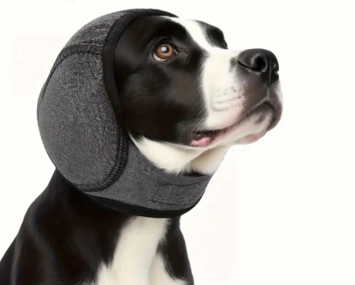 Наушники для собак от шума/взрывов/воды S Gray (29851136)