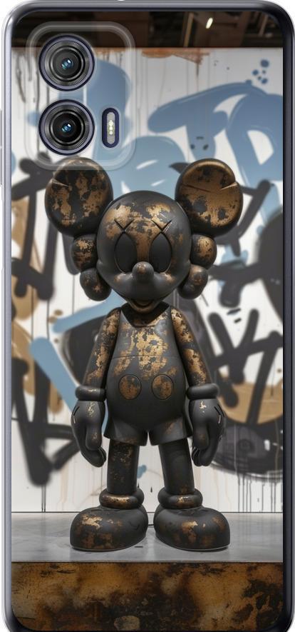 Чехол на Motorola G73 Bronze kaws v2 (6098u-3196-42517)