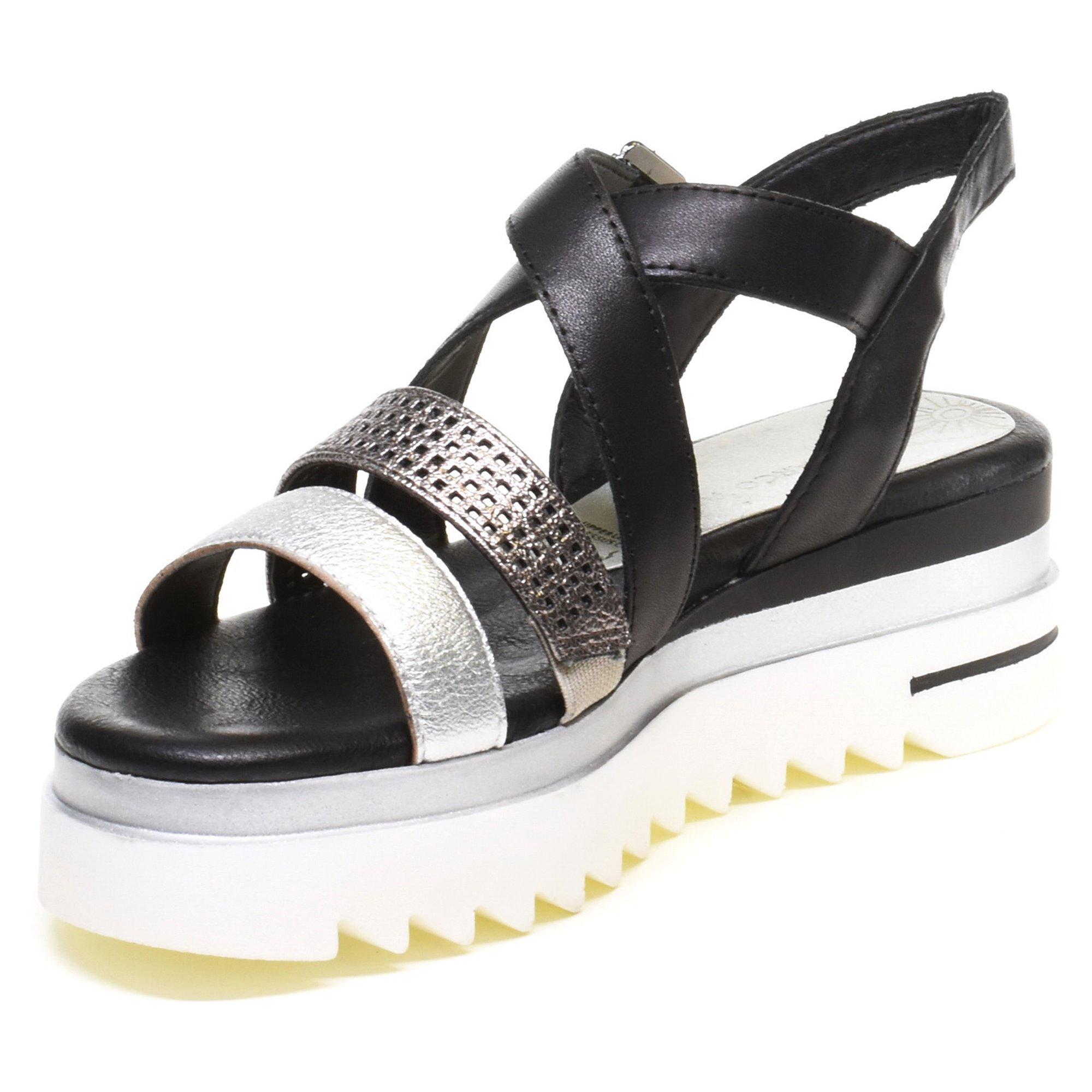 Сандалии женские Marco Tozzi р. 40 Черный/Серебряный (069916-40) - фото 3