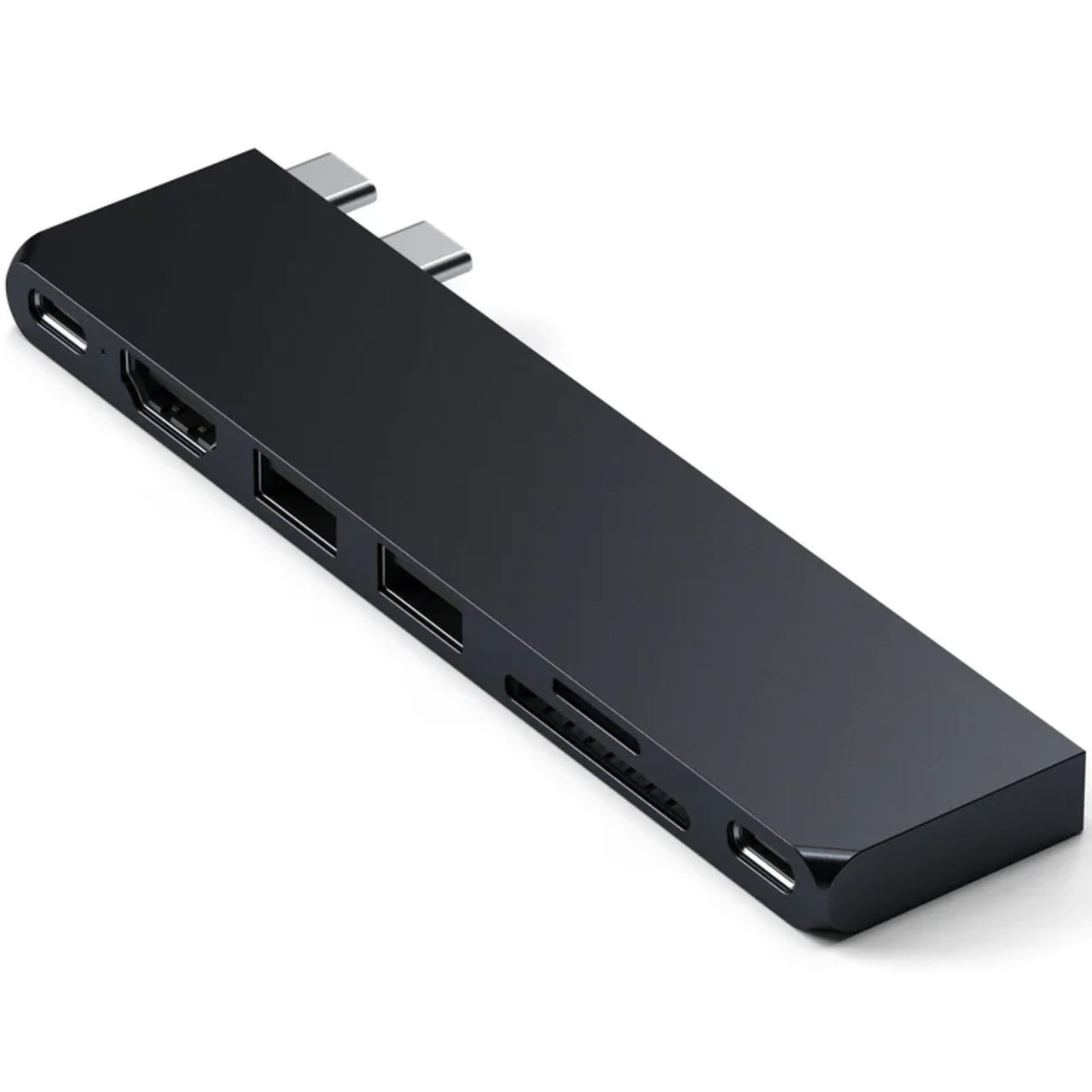 Хаб-адаптер Satechi Aluminum USB-C Pro Slim Midnight (ST-HUCPHSD)