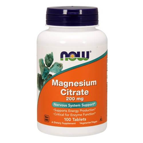 Магний NOW Magnesium Citrate 200 мг 100 табл. (NOW-01290) Магний NOW Magnesium Citrate 200 мг 100 табл. (NOW-01290)