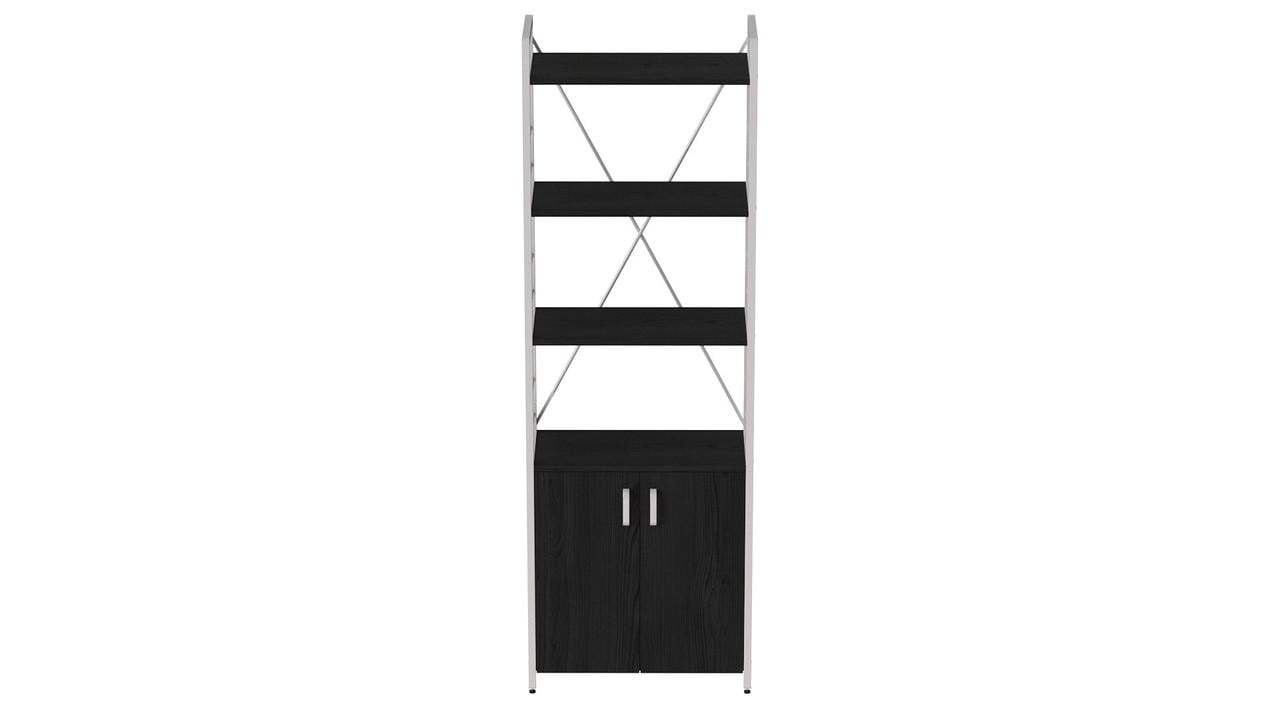 Этажерка Ferrum-decor 4/60 Коннект с тумбой 179x60x28 см Белый/Сосна Кембра (FRD-104493)