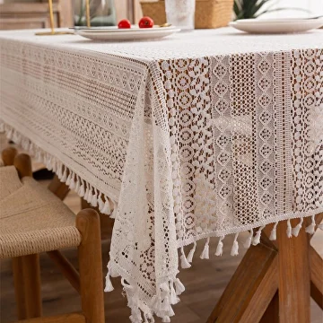 Скатерть кружевная 140x200 см (Q00461-2) - фото 4 Скатерть кружевная 140x200 см (Q00461-2) - фото 4
