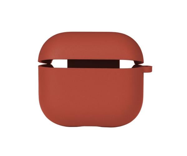 Чехол-футляр Silicone Case с микрофиброй для Airpods 3 Red - фото 1