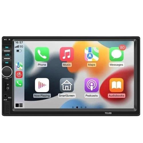 Автомагнитола сенсорная Acodo 2Din 7018B MP5-плеер/7"/Bluetooth/USB/TF/FM/Carplay/Android Auto