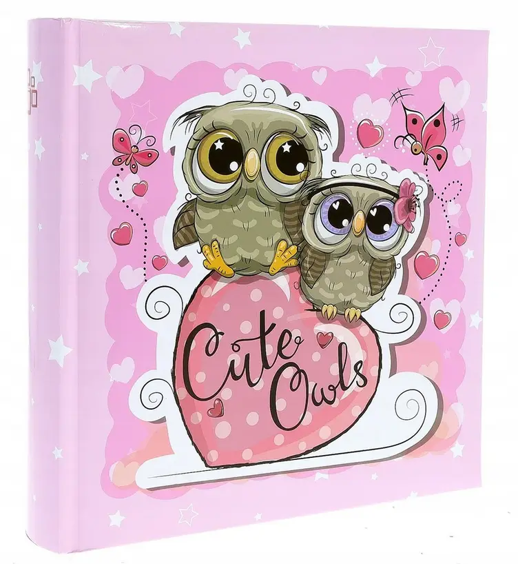 Фотоальбом детский Gedeon BABY Cute owls на 200 фото 10х15 см Pink (28326242)