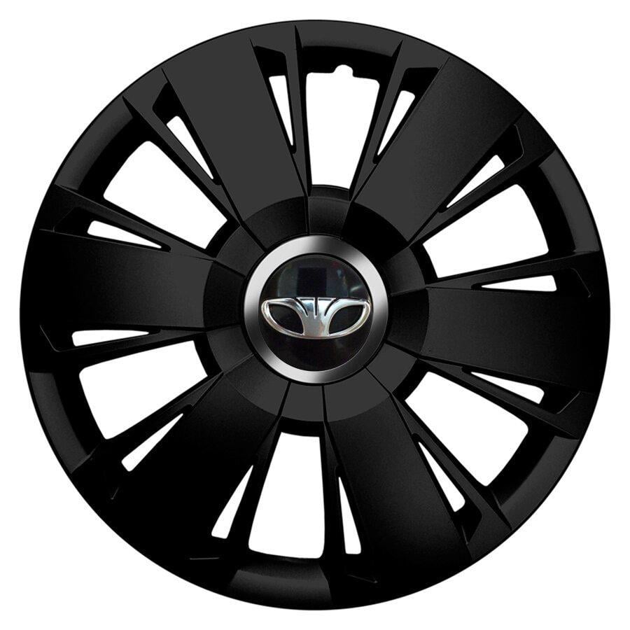 Комплект колпаков JAWOPLAST Sportivo R15 для Daewoo 4 шт. Black (28434569)