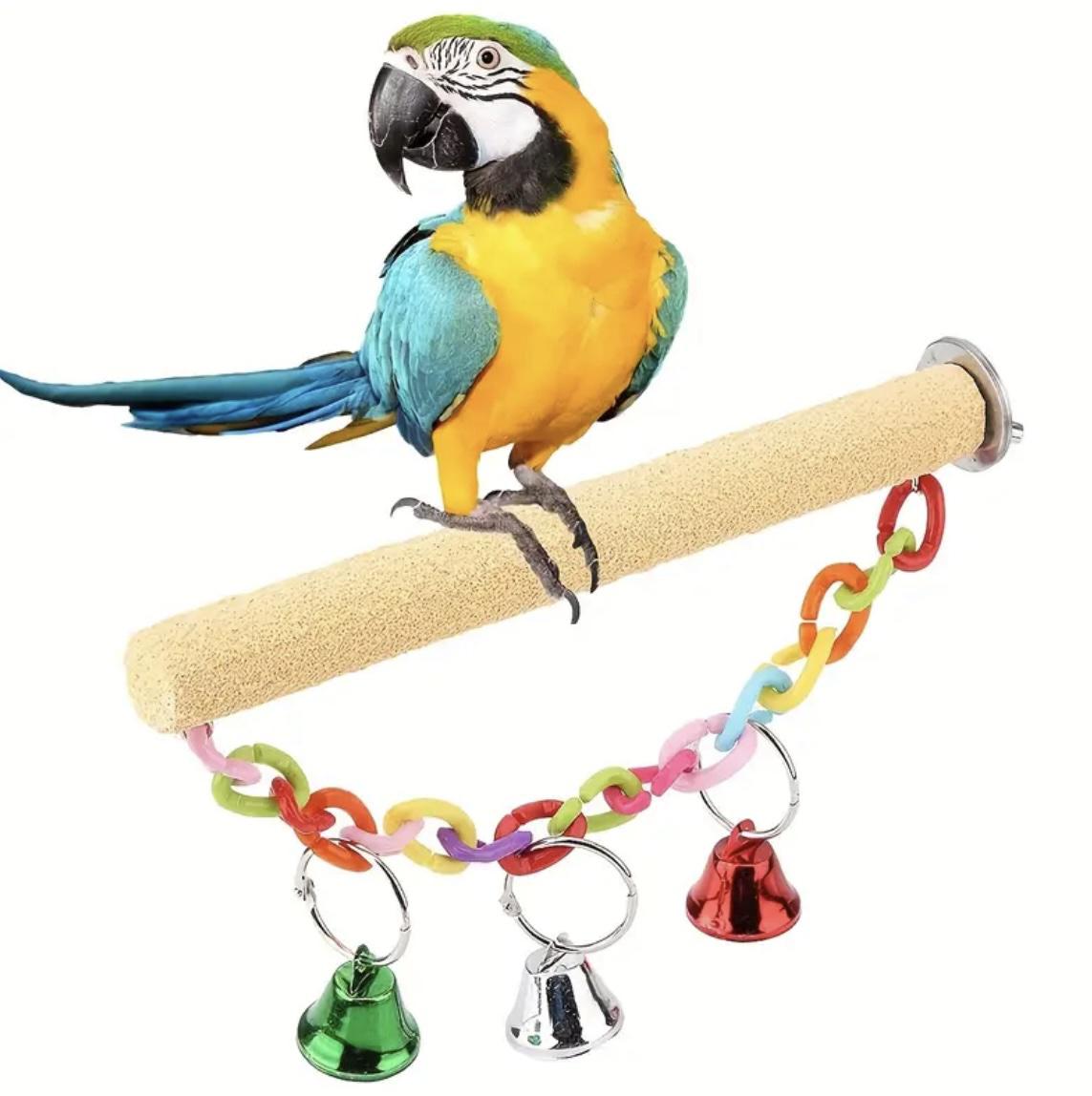 Игрушка для попугаев и птиц подвесная Разноцветный (27435476) - фото 2
