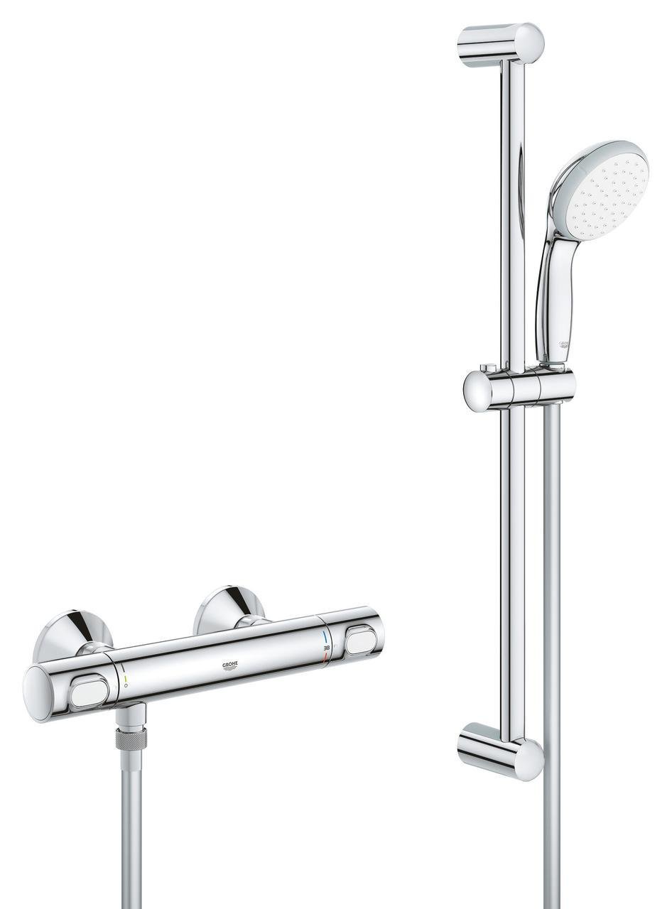 Смеситель для душа с гарнитурой Grohe Precision Flow с термостататом (34841000)