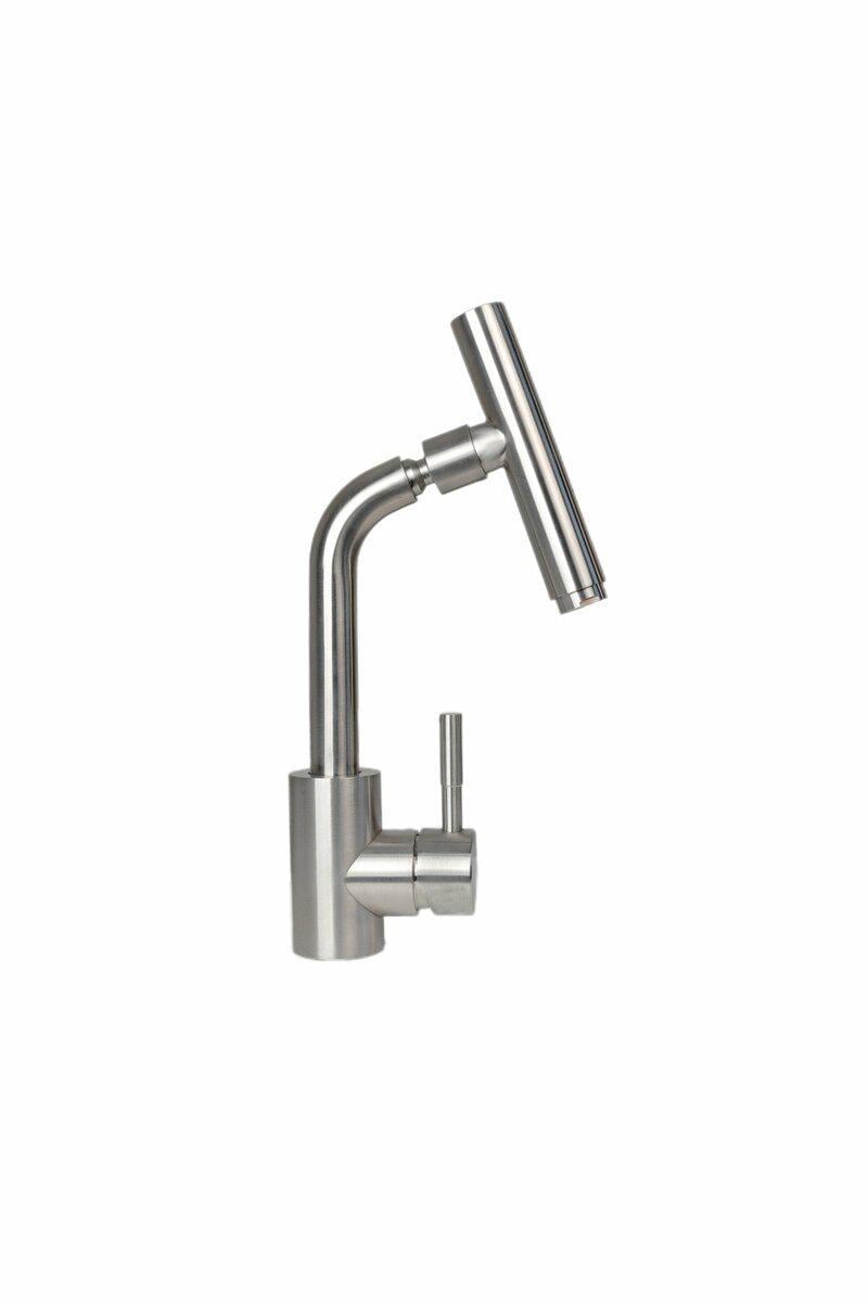 Змішувач кухонний Platinum Germece 8302 sk Нержавіюча сталь (PLTM-SP000013133)