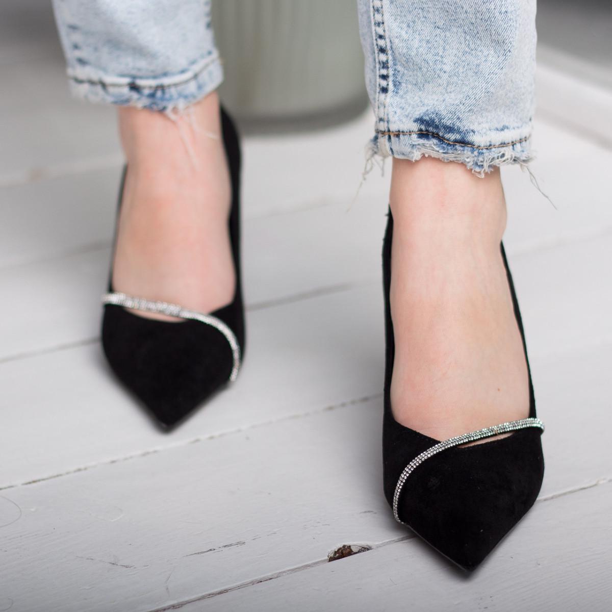 Туфли женские Fashion р. 38 24,5 см Черный (2596)