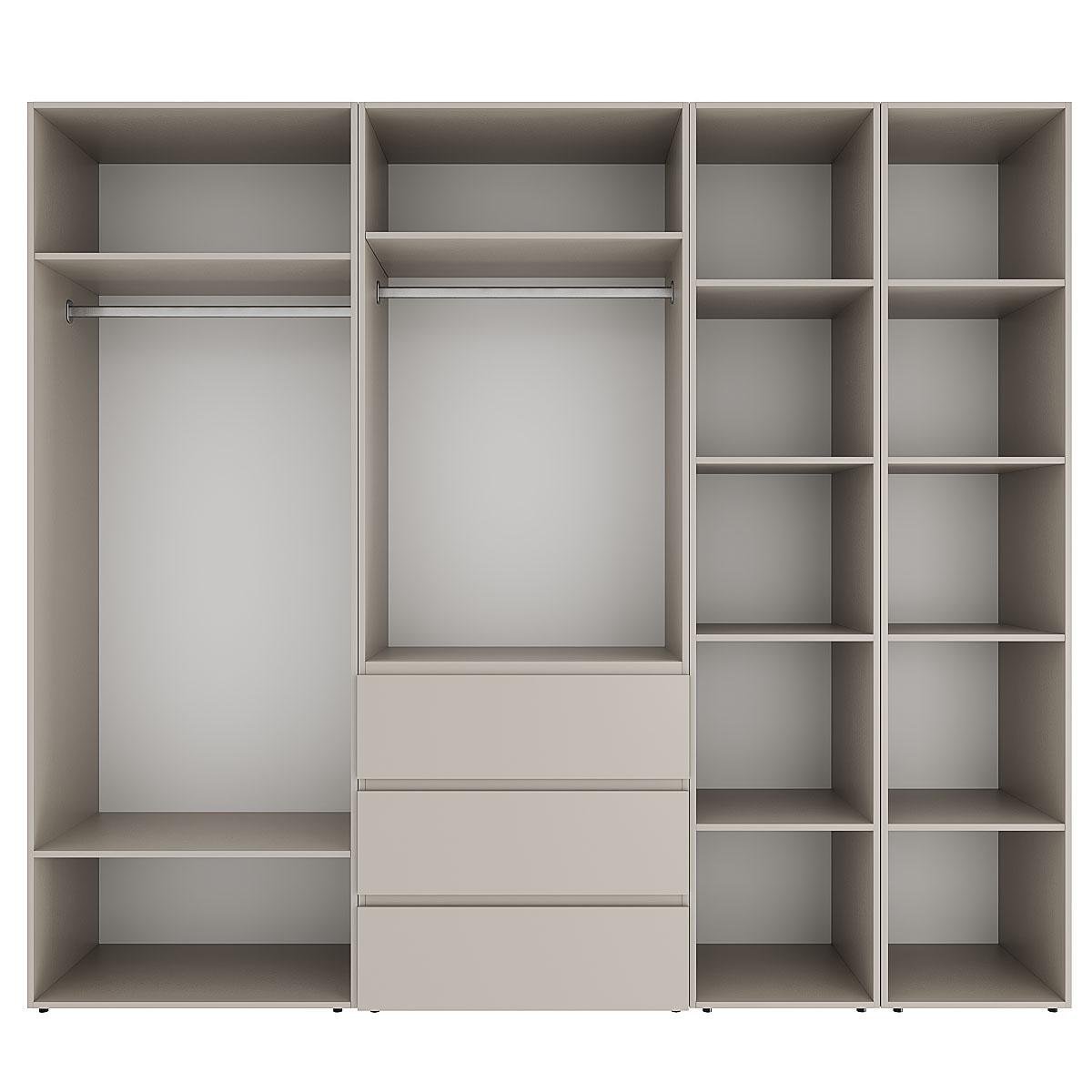 Шкаф распашной комбинированный ART IN HEAD №14 Light 2400x500x2200 мм Кашемир (GALTK01414000000) - фото 2