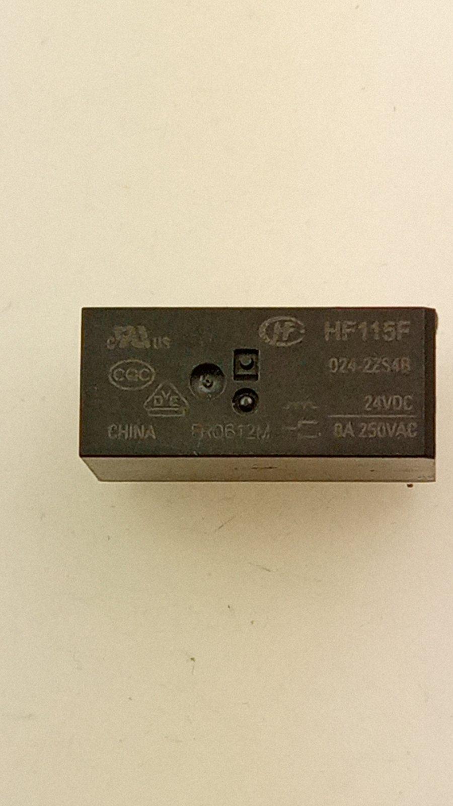 Реле HF115F-024-2ZS4 DC24V 2x8A 28x12x15