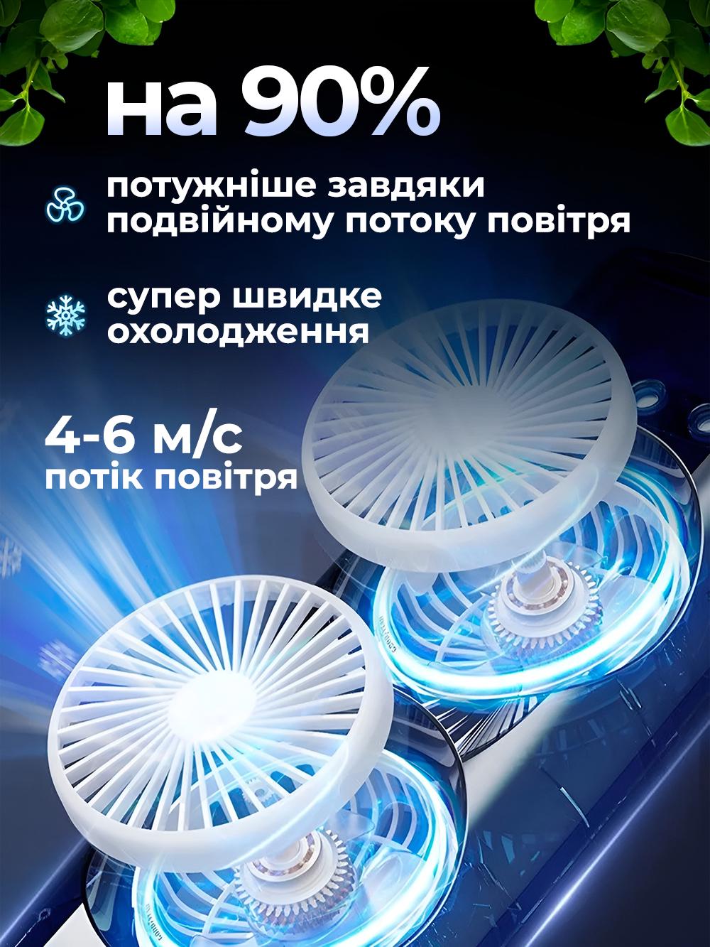 Бездротовий кондиціонер Andowl Q-F600X2 4в1 настільний портативний Білий (69335f05) - фото 9