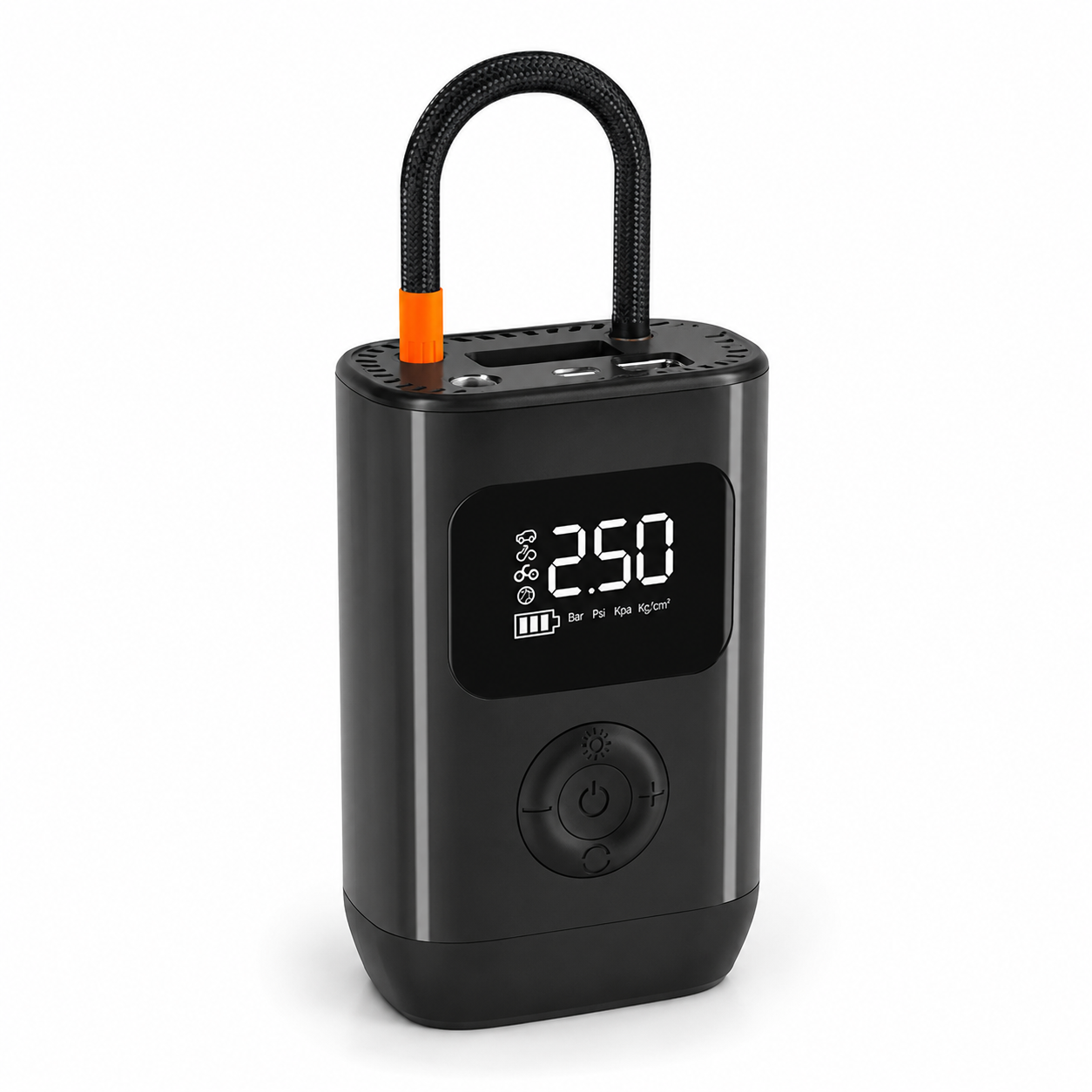 Компрессор автомобильный Fuers A5 150 PSI USB-C с аккумулятором 3000 mAh (35221430)