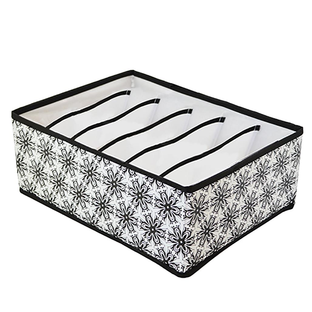 Коробка-органайзер для нижнего белья Stenson 6 отделений 32х24х12 см (29663)