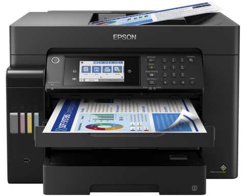 МФУ Epson EcoTank L15160 Fax ink color A3 DADF Duplex USB Ethernet Wi-Fi 4 inks Pigment (C11CH71404) - фото 1