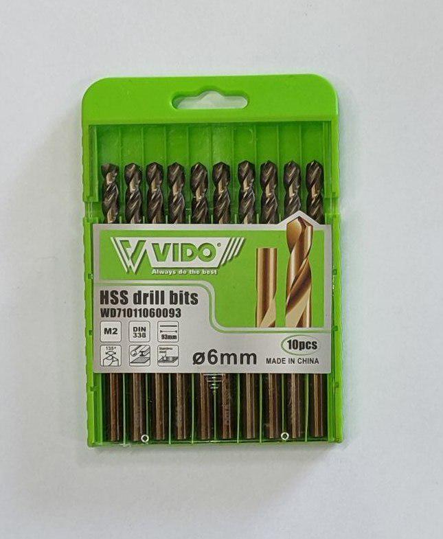 Сверло по металлу Vido WD71011060093 6.0 мм (27763066)