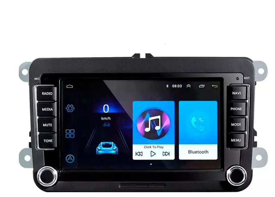 Автомагнітола штатна Volkswagen Golf MK 5/6/Passat B6/B7/Polo Mekede 1/16 GreenLight Android 10/GPS/WiFi/USB (12293345)