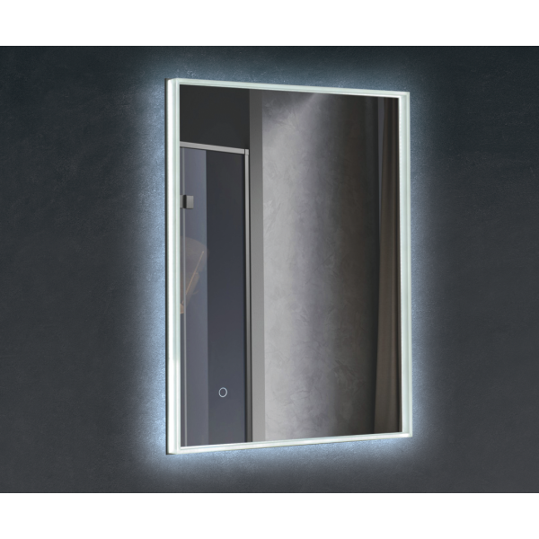 Зеркало для ванной комнаты прямоугольное Insana 307 с LED-подсветкой 60х80 см (А0054888)