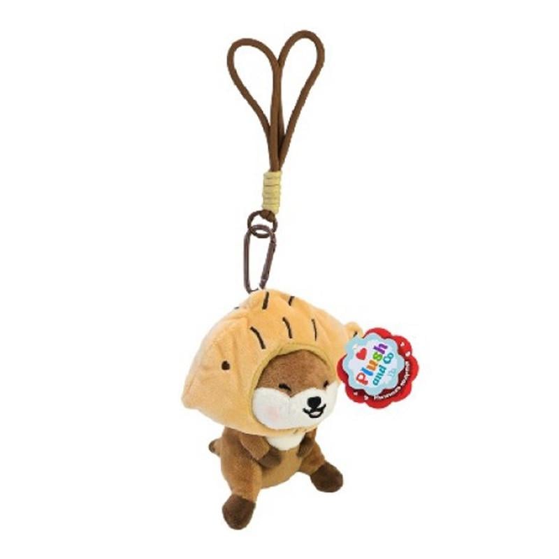 Мягкая игрушка-брелок Plush and Co Видря Коричневый (IY-189-Y-468)