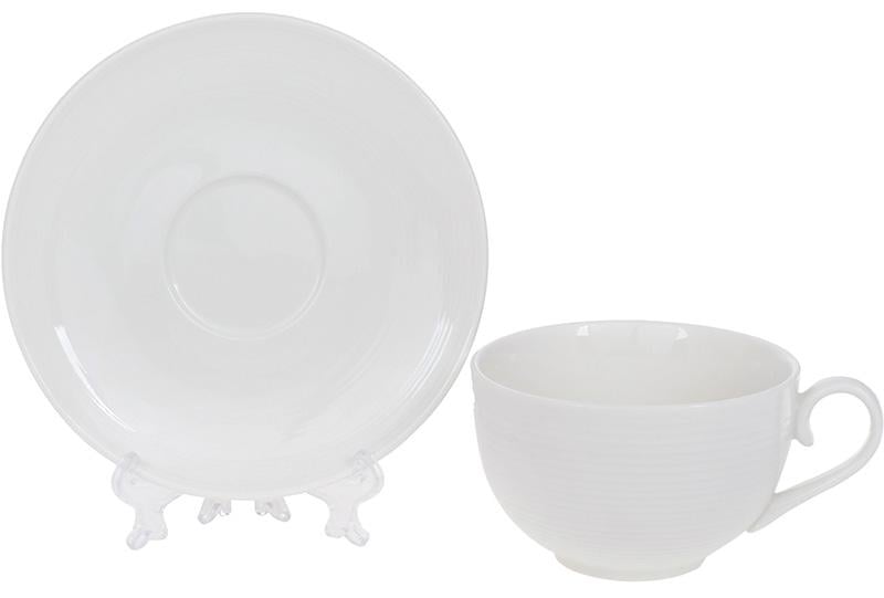 Набор чайный City Линии 4 чашки 310 мл и 4 блюдца White (BD-988-277) - фото 2 Набор чайный City Линии 4 чашки 310 мл и 4 блюдца White (BD-988-277) - фото 2