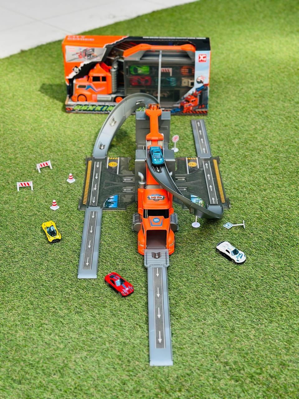 Автотрек-паркінг для машинок іграшковий Автовоз-трейлер із треком (2688229856) - фото 3 Автотрек-паркінг для машинок іграшковий Автовоз-трейлер із треком (2688229856) - фото 3