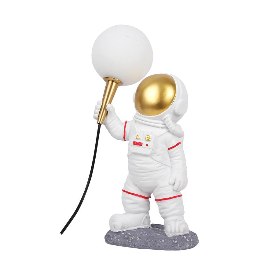 Світильник настільний декоративний Levistella 784V1005-1 космонавт Білий
