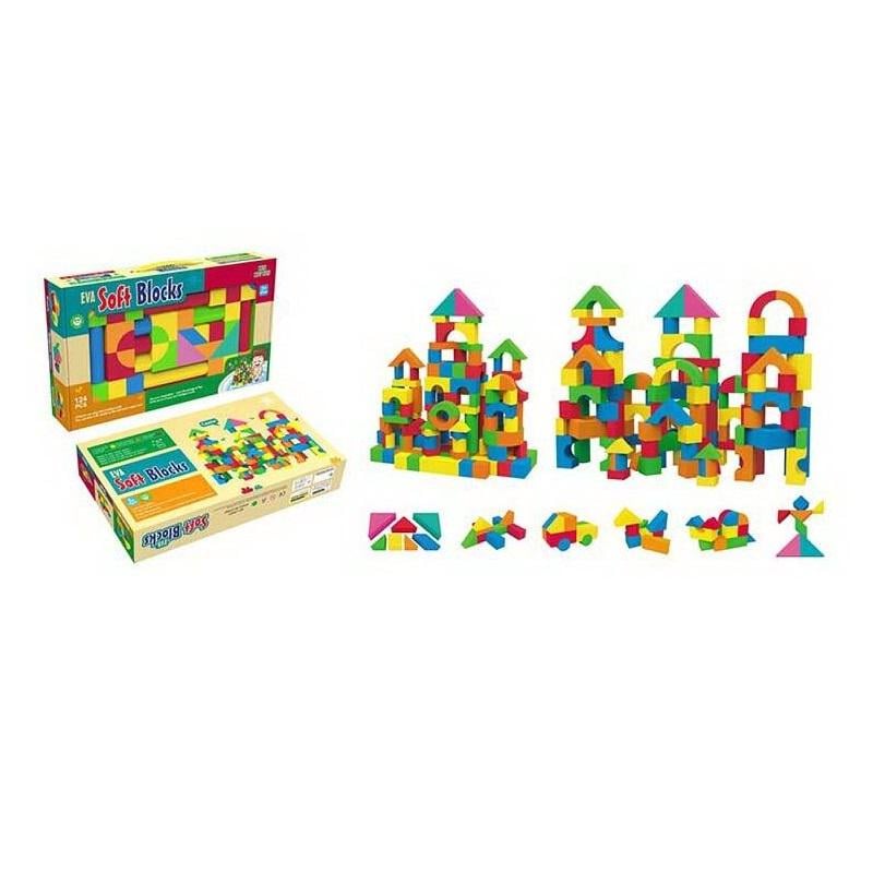 Конструктор Soft Blocks 124 деталей/мягкие блоки Multicolor (158690) - фото 2
