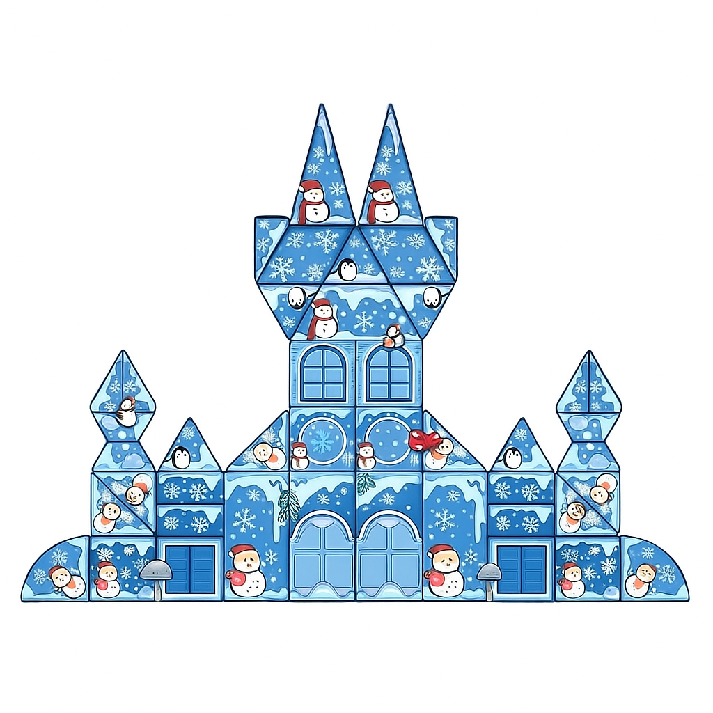 Конструктор детский магнитный 4404 68 дет. (29271513)