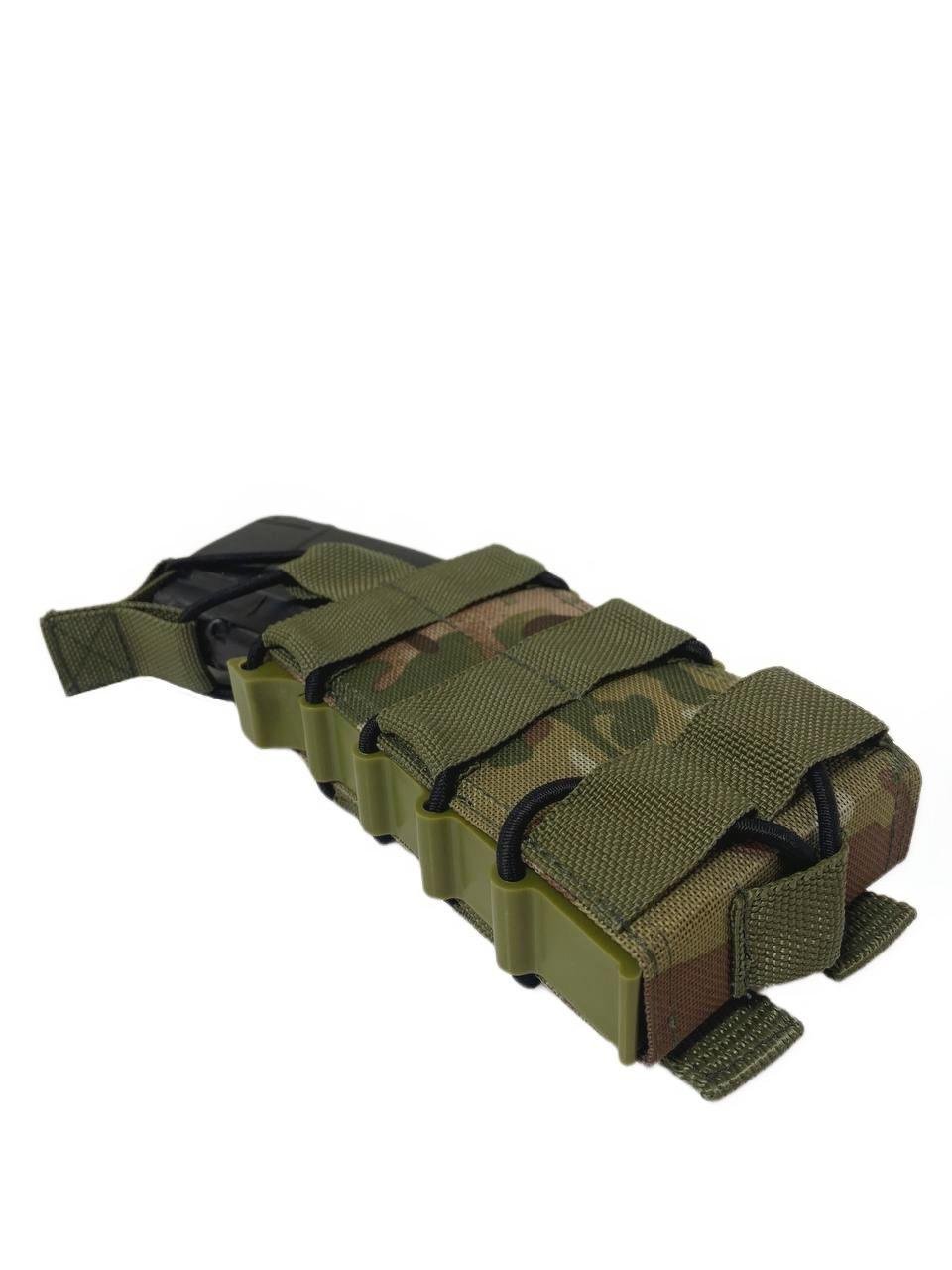 Подсумок для магазина АК открыт одинарный с жестким боковым каркасом Мультикам (23599632) - фото 4