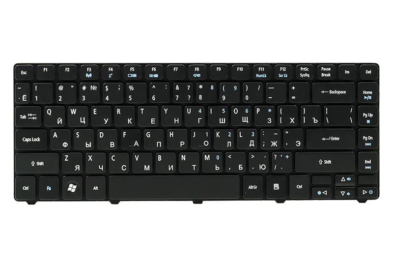 Клавиатура Power для ноутбука ACER Aspire 3810 черный фрейм Черный