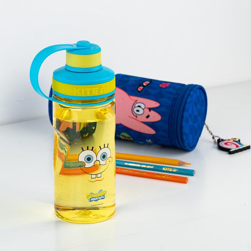 Детская бутылочка для воды KITE Sponge Bob 500 мл Желтый (SB25-397) - фото 4 Детская бутылочка для воды KITE Sponge Bob 500 мл Желтый (SB25-397) - фото 4