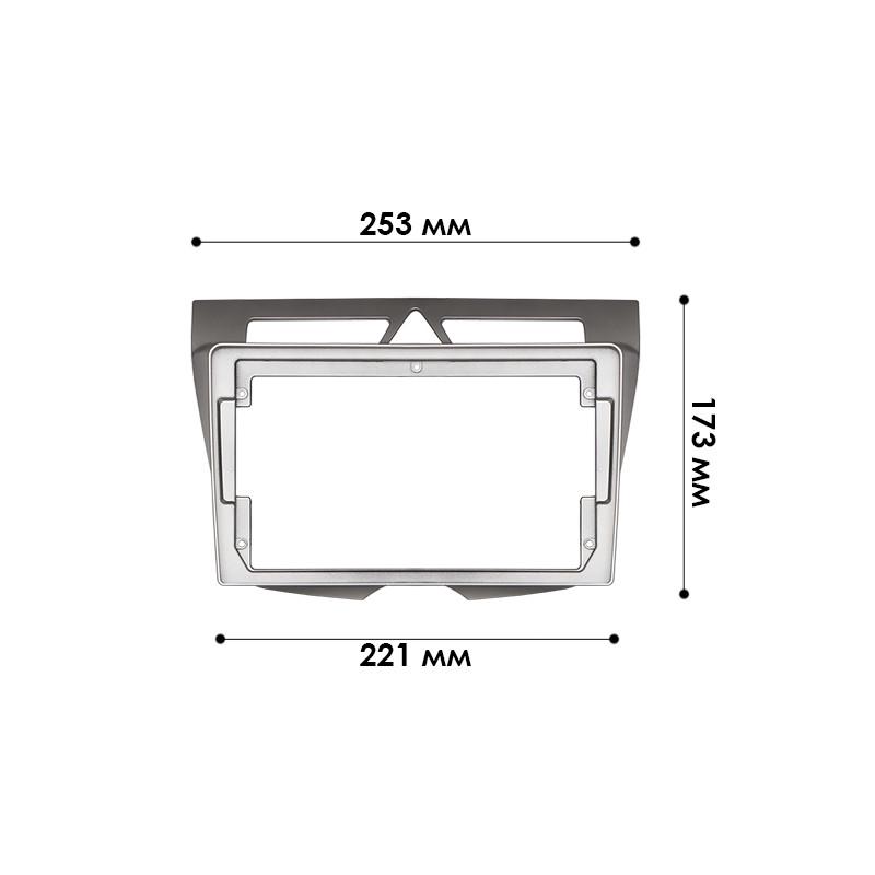Перехідна рамка 9" Lesko для Kia Picanto Morning 2007-2011 (7281) - фото 4