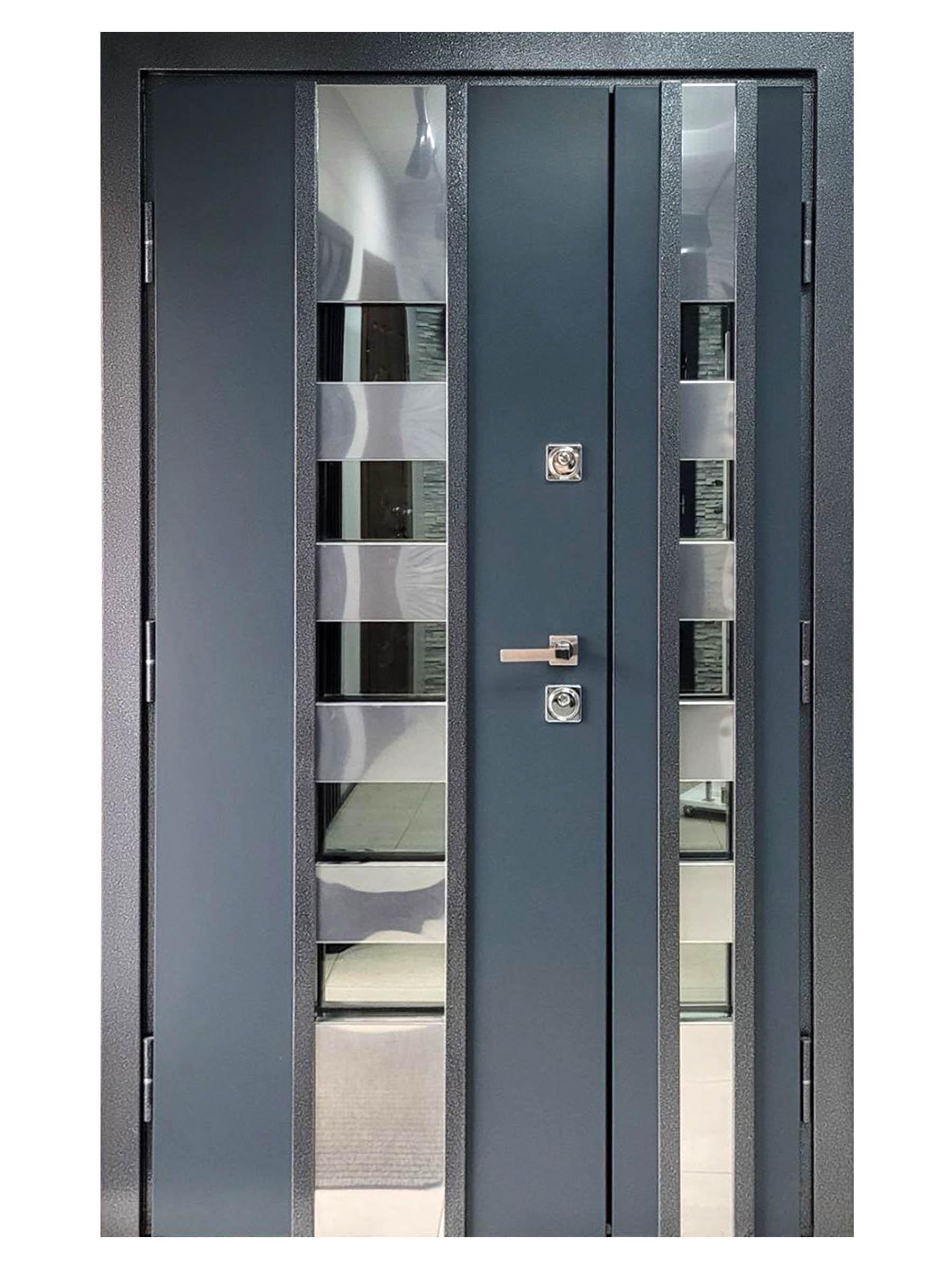 Двері вхідні Максимум NP9 2040х1200 мм Антрацит (7220044)