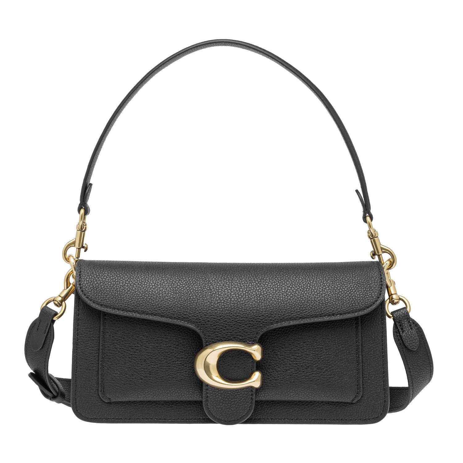 Сумка женская Coach Tabby Shoulder Bag 26 Brass/Black