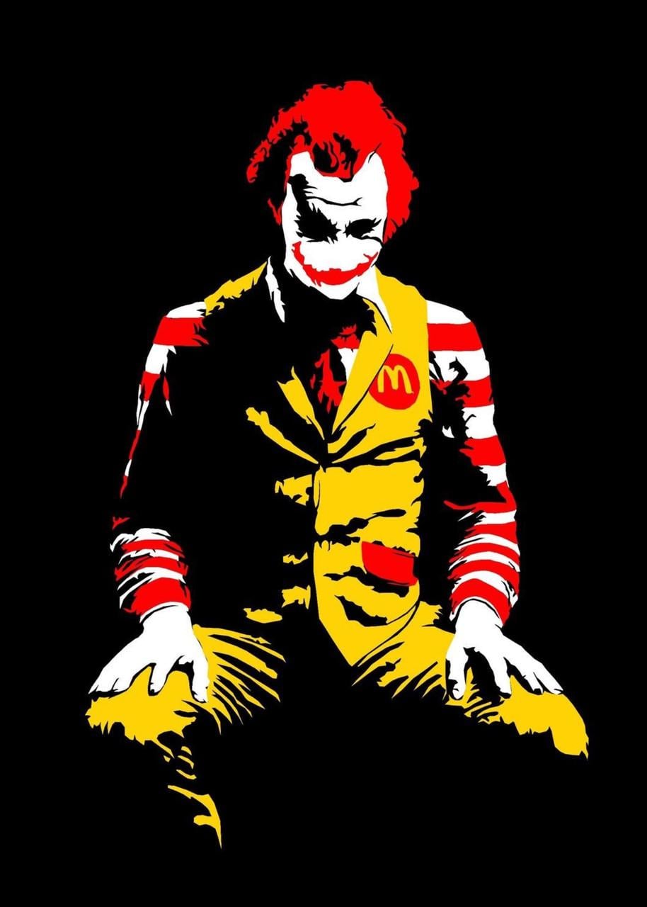 Картина GeekLand Joker минимализм (JK.09.059)