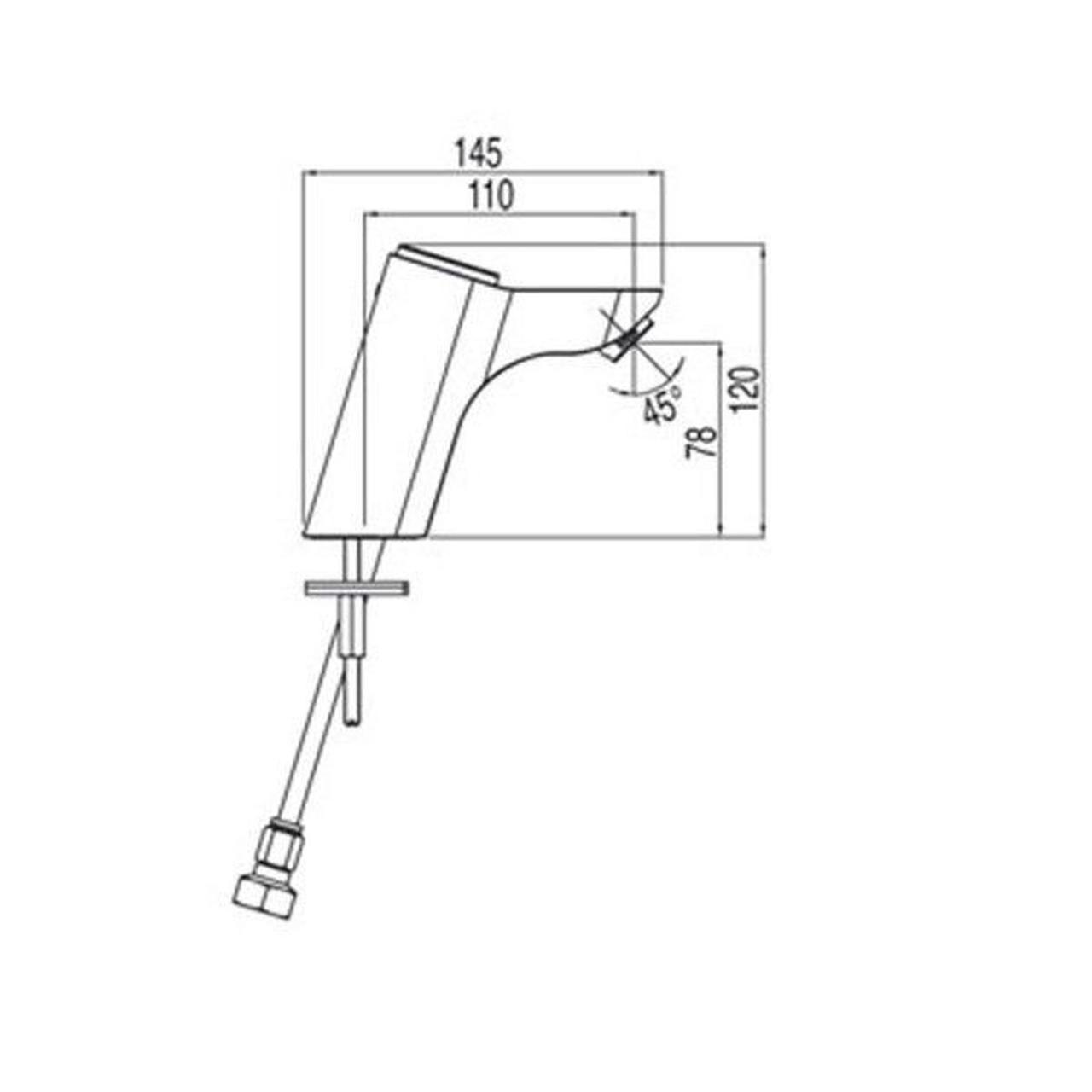 Смеситель для умывальника TRES TOUCH 139.606-BM 10 секунд на одну воду (2633543864) - фото 3 Смеситель для умывальника TRES TOUCH 139.606-BM 10 секунд на одну воду (2633543864) - фото 3