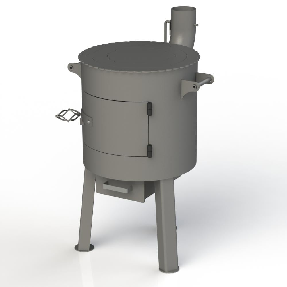 Печь-буржуйка Kotlant ПК480 с жаропрочной краской