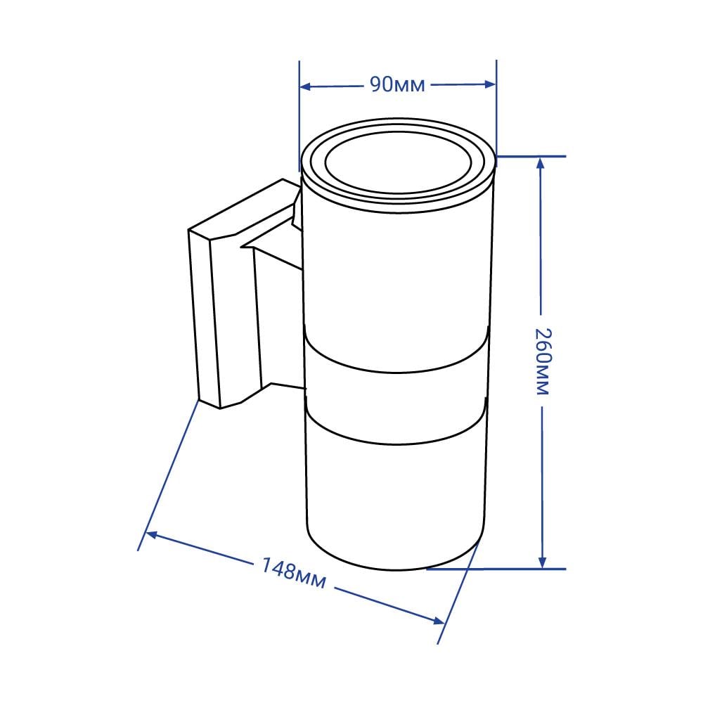Світильник архітектурний Feron DH0702 Сірий - фото 7 Світильник архітектурний Feron DH0702 Сірий - фото 7