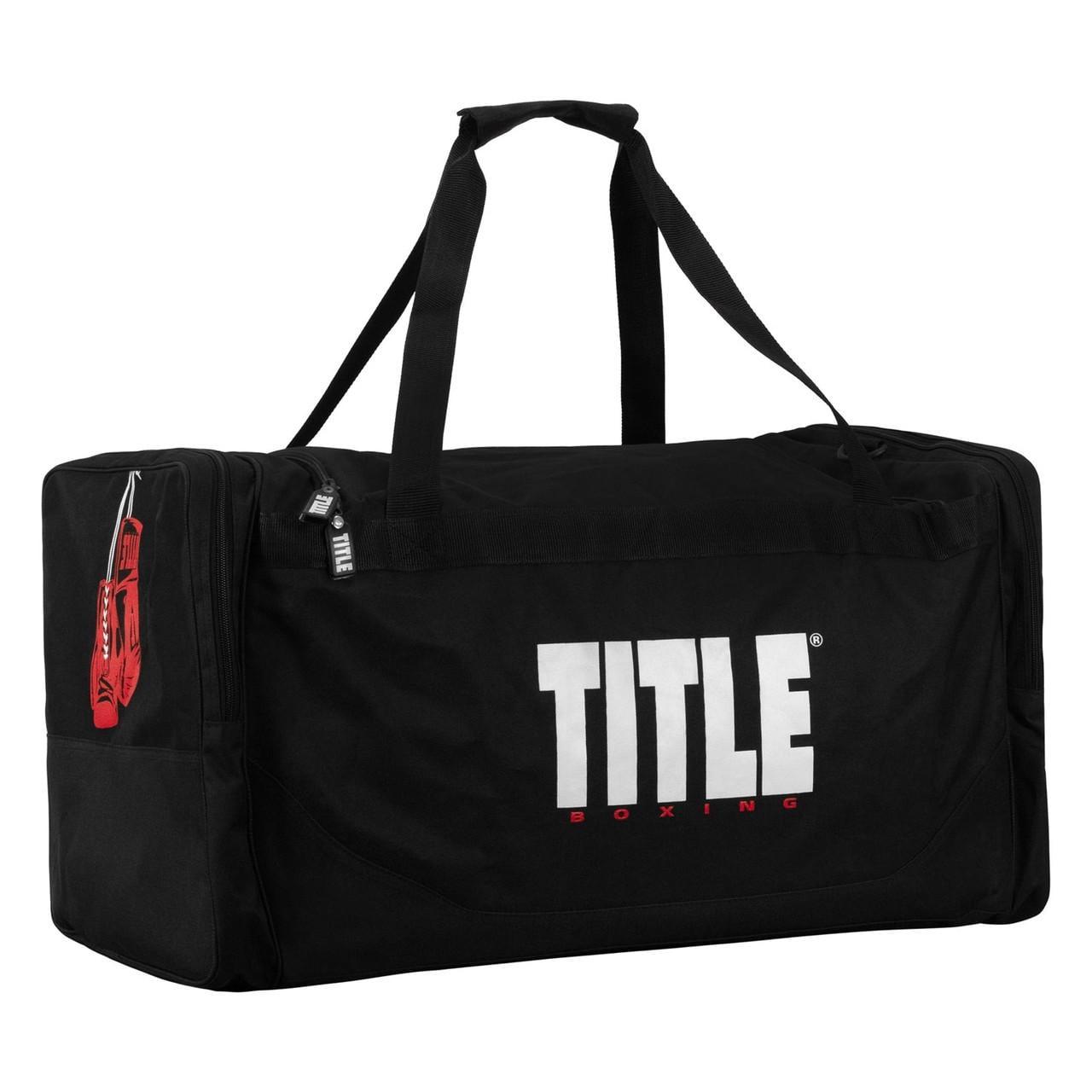 Спортивная сумка TITLE Boxing Deluxe Gear Bag Black (3070041612)