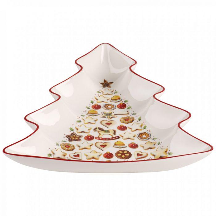 Блюдо велике Winter Bakery Delight Villeroy & Boch в формі ялинки 26 см (1486123760)